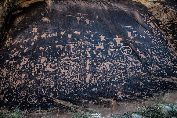 Newspaper Rock, Canyonlands National Park  GLO8345-4