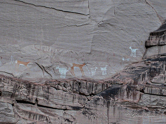 Antelope House Ruin Pictographs 6-4