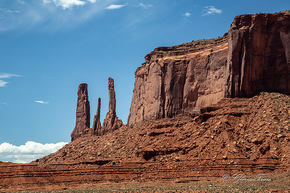 Three Sisters, Monument Valley, Arizona GLO1443