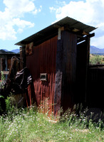 Outhouse, Brown Canyon Ranch, Summer