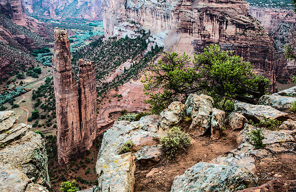 Spider Rock, Canyon de Chelly GLO1289 1-4