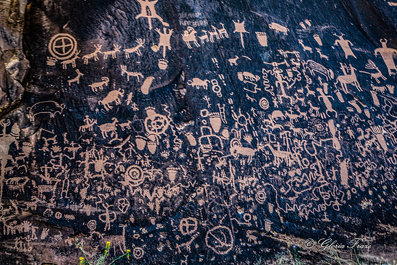 Newspaper Rock, Canyonlands National Park    GLO7866-4
