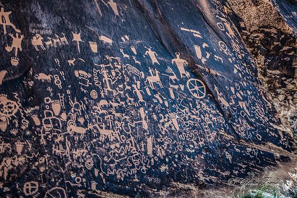 Newspaper Rock, Canyonlands National Park    GLO7867-4